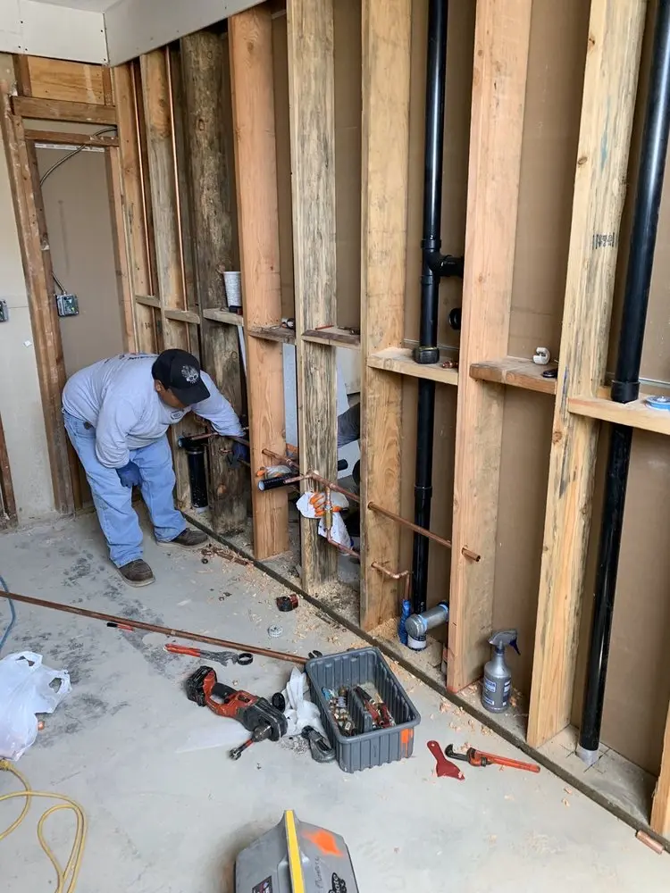 Commercial rough-in plumbing for Gas Line Repair in Jamesburg Gardens
